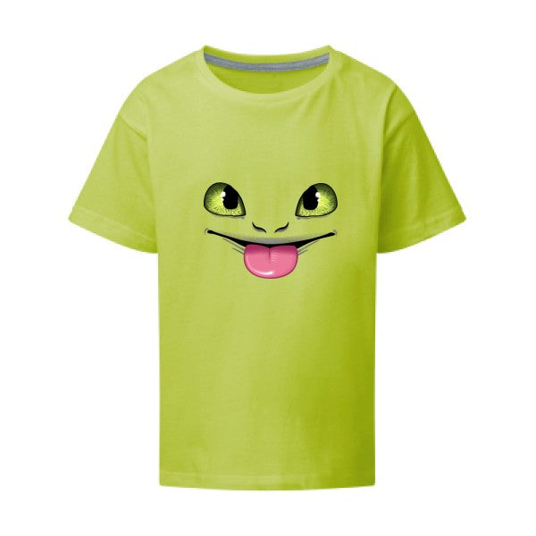 Dragon tongue SG - Kids T-shirt enfant Lime Taille 152 (11-12/2XL)