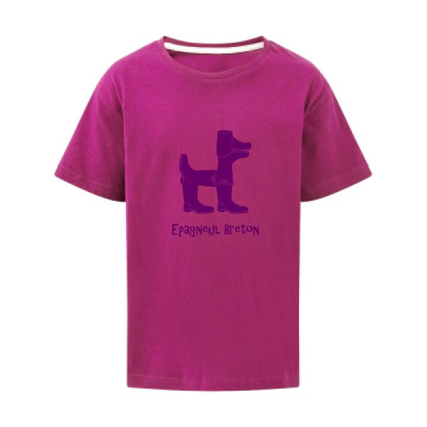 Epagneul breton Flex Violet SG - Kids T-shirt enfant Dark Pink Taille 152 (11-12/2XL)