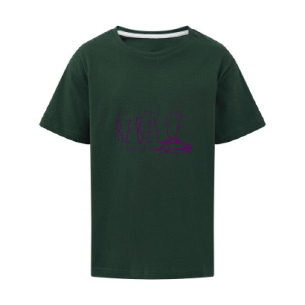 je suis un rebelle Flex Violet SG - Kids T-shirt enfant Bottle Green Taille 152 (11-12/2XL)