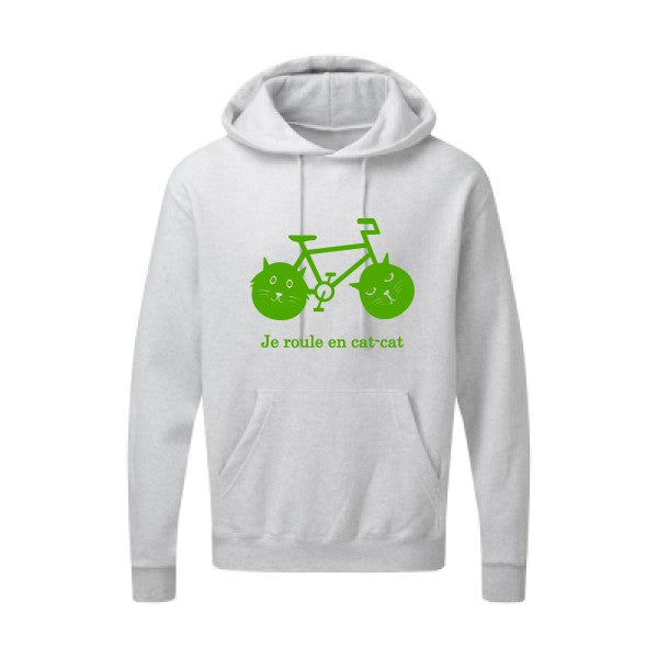 cat-cat bike Vert pomme SG - Hooded Sweatshirt Sweat capuche