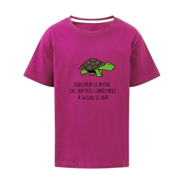 Doucement SG - Kids T-shirt enfant Dark Pink Taille 152 (11-12/2XL)