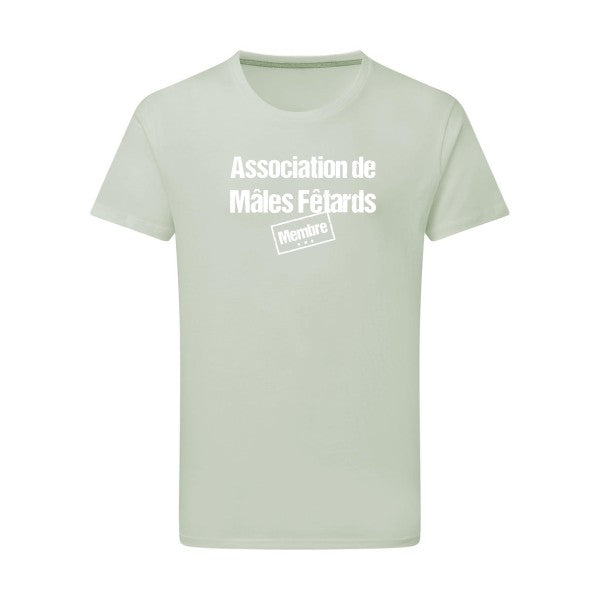 Association de Mâles Fêtards - Flex Blanc Tshirt original Pastel Macchiato  2XL