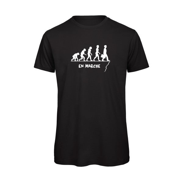 T-shirt humour original en marche T Shirt couleur Black