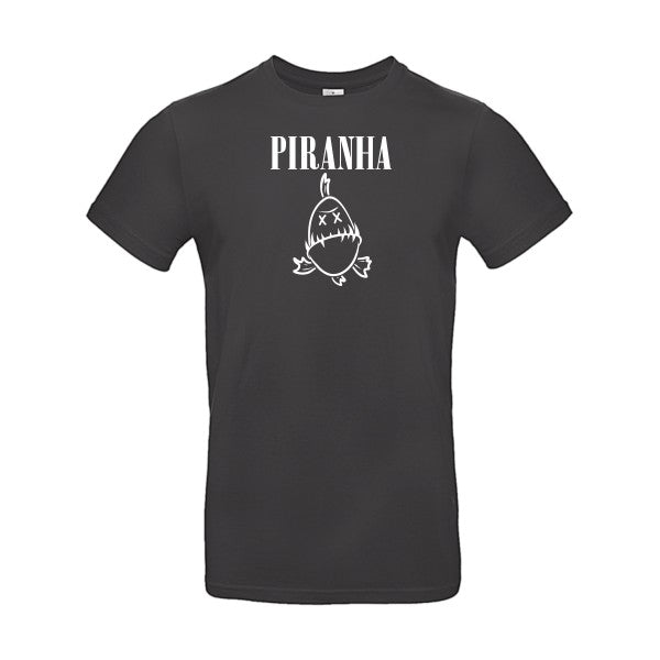 Piranha B&C- T-shirt E190|Used Black||2XL