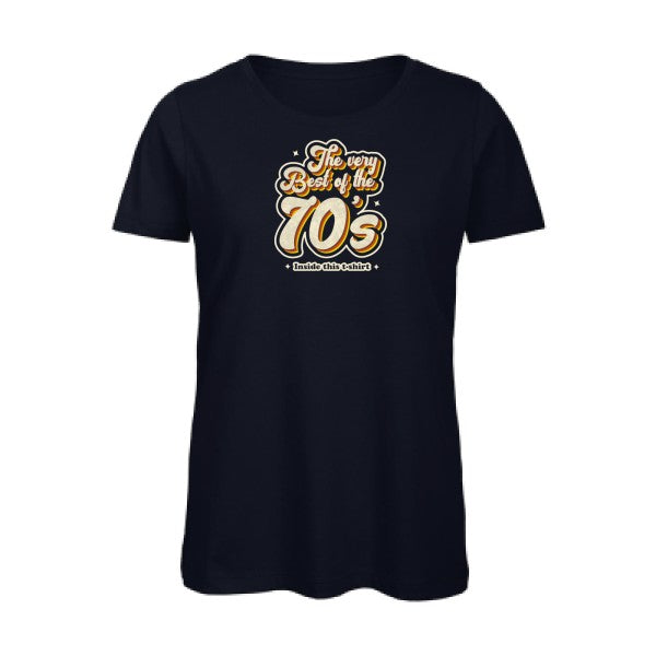 70s- - t-shirt original femme Navy