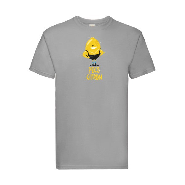 Pecs Citron Fruit of the loom 205 g/m² T-shirt/ zinc