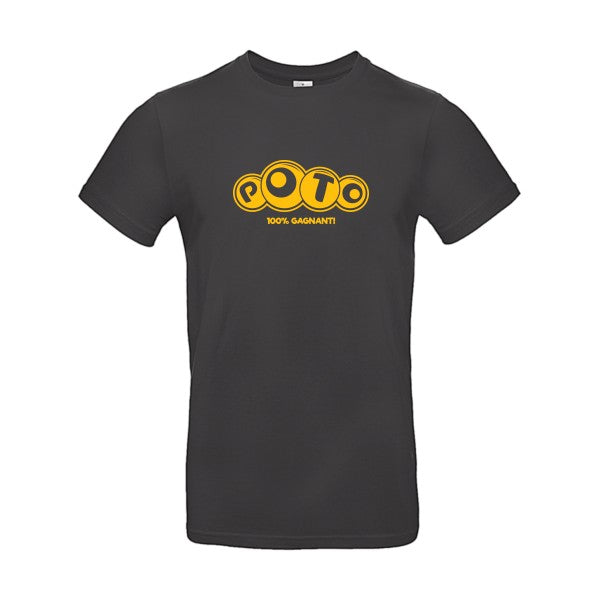 PotoFlex jaune or- T-shirt E190|Used Black||2XL