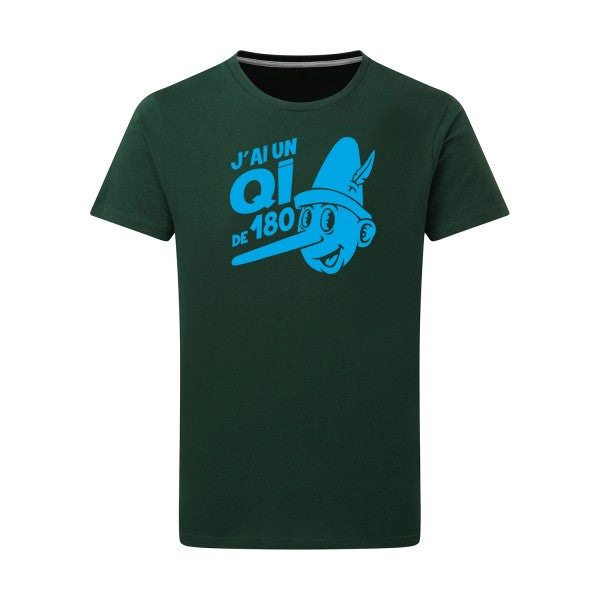 Quotient intellectuel - Flex bleu clair Tshirt original Bottle Green  2XL