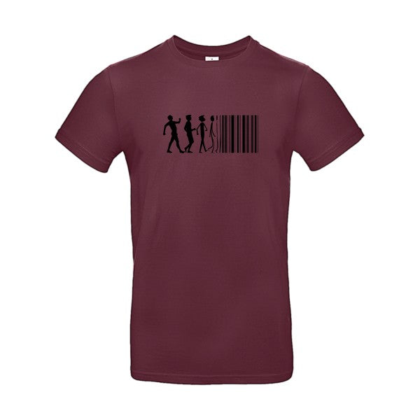 code barreFlex noir - E190 T-shirt|Burgundy||2XL