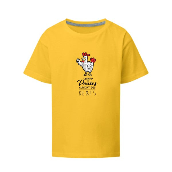 quand les poules auront des dents SG - Kids T-shirt enfant sunflower Taille 140 (9-10/XL)