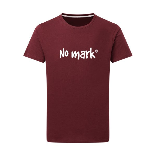 No mark® -Flex noir sur T-shirt SG  Burgundy  2XL