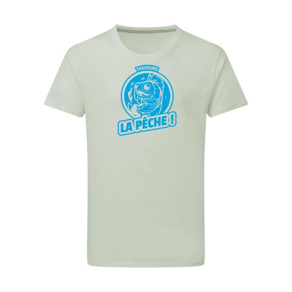 Toujours la pêche ! - Flex bleu clair Tshirt original Pastel Macchiato  2XL