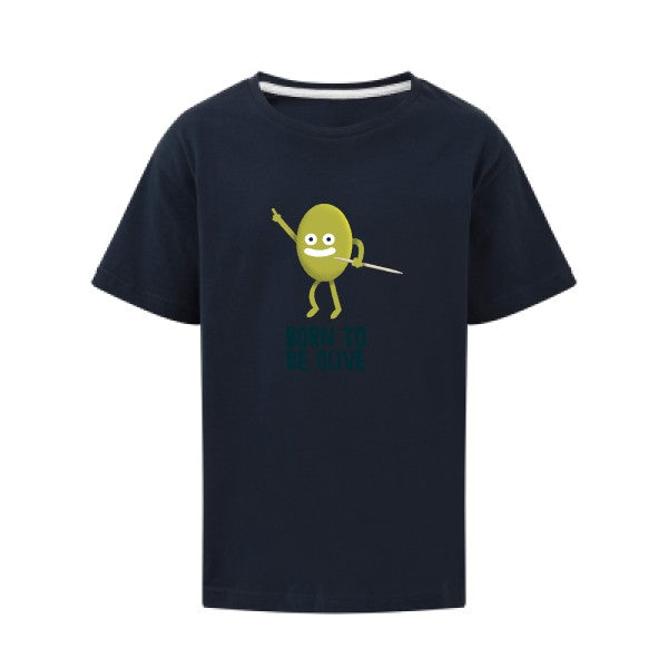 Born to be olive SG - Kids T-shirt enfant Navy Taille 140 (9-10/XL)