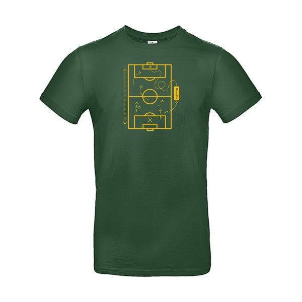 Tactique secrèteFlex jaune or- T-shirt E190|Bottle Green||2XL