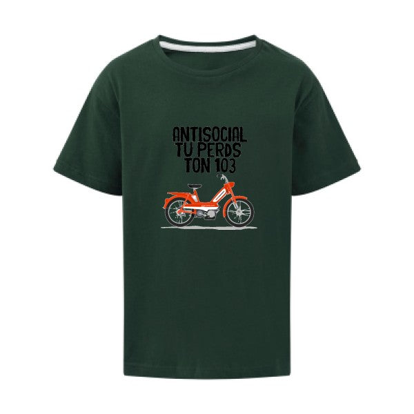 Antisocial SG - Kids T-shirt enfant Bottle Green Taille 152 (11-12/2XL)