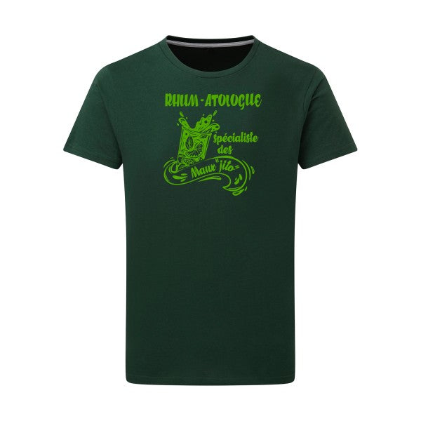 Rhum-atologue - Flex Vert pomme Tshirt original Bottle Green  2XL