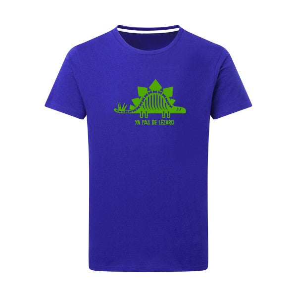 Ya pas de lézard vert pomme -Flex vert pomme sur T-shirt SG  Royal Blue  5XL