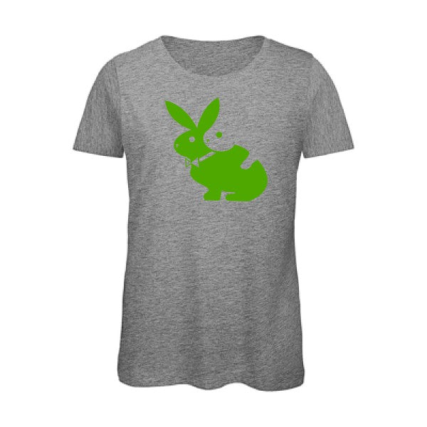 T shirt humour bio femme   femme bio|hot  Vert pomme 