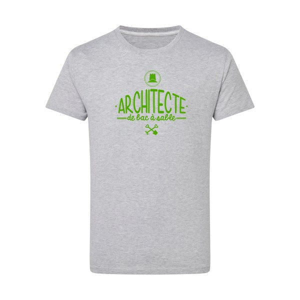 Architecte de bac à sable vert pomme -Flex vert pomme sur T-shirt SG  Light Oxford  5XL