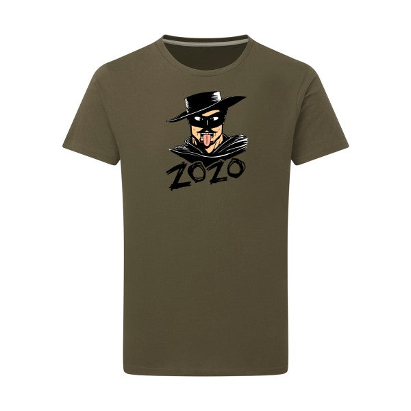 T-shirt homme Zozo - T-shirt original avec un design amusant Military Green 2XL