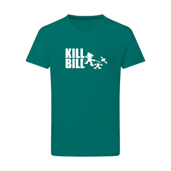 kill bill Blanc -Flex Blanc sur T-shirt SG  Emerald Green  2XL