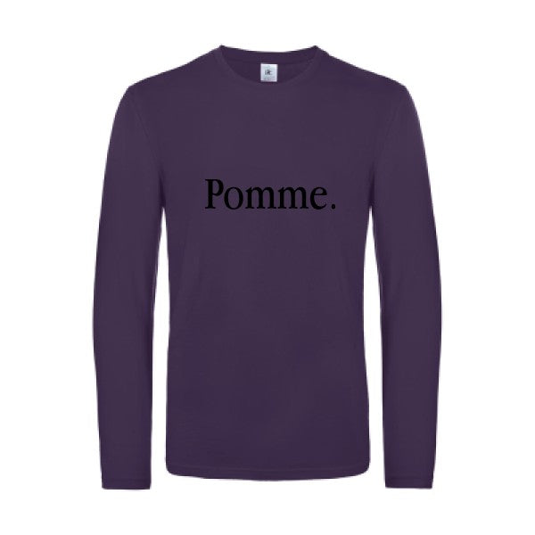 pub subliminale - t shirt- manches- longues- original- humour- Urban Purple impression Face