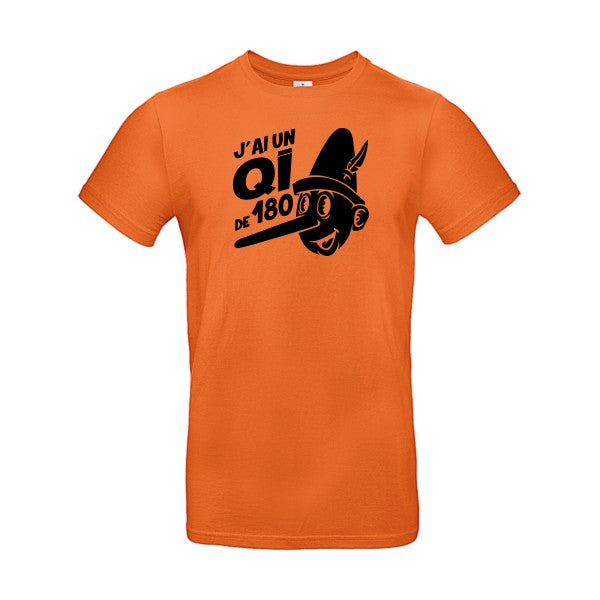 Quotient intellectuel Flex noir |E190 T-shirt|Urban Orange||2XL