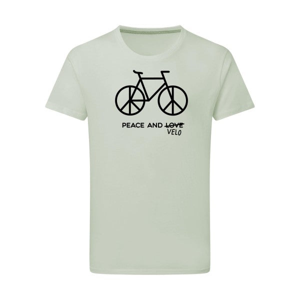 Peace and vélo - Flex noir Tshirt original Pastel Macchiato  2XL