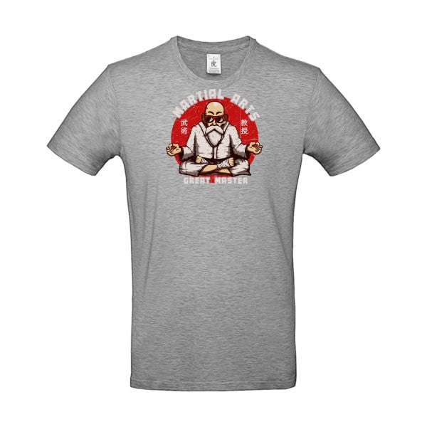 T-shirt humour original great master T Shirt couleur Sport Grey