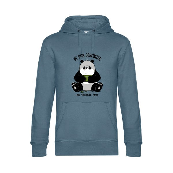 Ne-pas-deranger- Sweat à capuche original nordic blue - RueDuTeeshirt