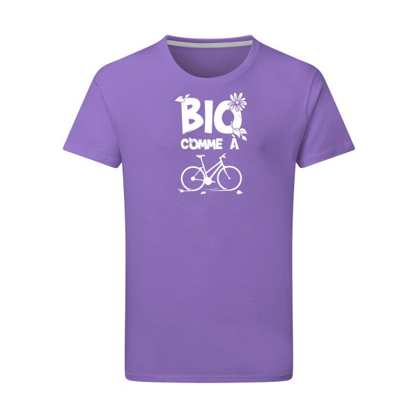 Bio comme un vélo - Flex Blanc Tshirt original Aster Purple  2XL