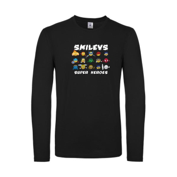 Super Smileys B&C - E150 LSL T-shirt manches longues léger