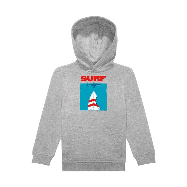 sweat capuche enfant Sports Grey SURF