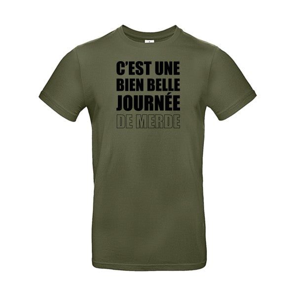 Journée de m...Flex noir- T-shirt E190|Urban Khaki||2XL