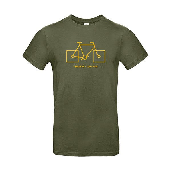 I believe I can rideFlex jaune or - E190 T-shirt|Urban Khaki||2XL