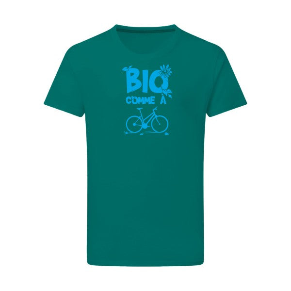 Bio comme un vélo - Flex bleu clair Tshirt original Emerald Green  2XL