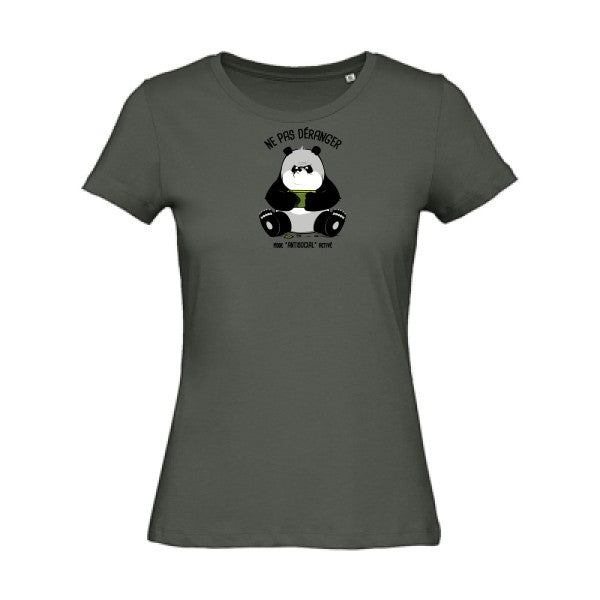 Ne-pas-deranger- - t-shirt original femme Millennial Khaki
