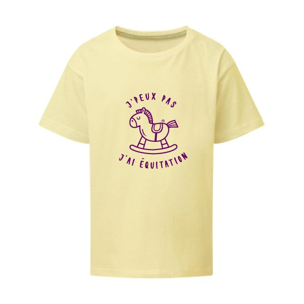 J peux pas j'ai équitation Flex Violet SG - Kids T-shirt enfant Anise Flower Taille 152 (11-12/2XL)