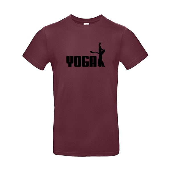 YOGAFlex noir - E190 T-shirt|Burgundy||2XL