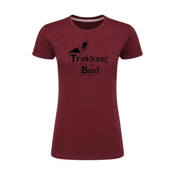 Trekking bad | Noir |T shirt original femme|SG