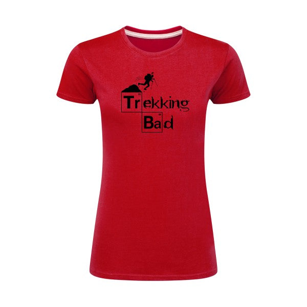 Trekking bad | Noir |T shirt original femme|SG