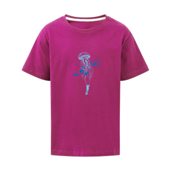 Under the sky SG - Kids T-shirt enfant Dark Pink Taille 152 (11-12/2XL)