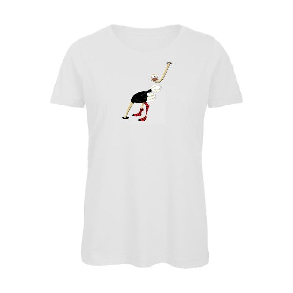 Autruche- - t-shirt original femme White