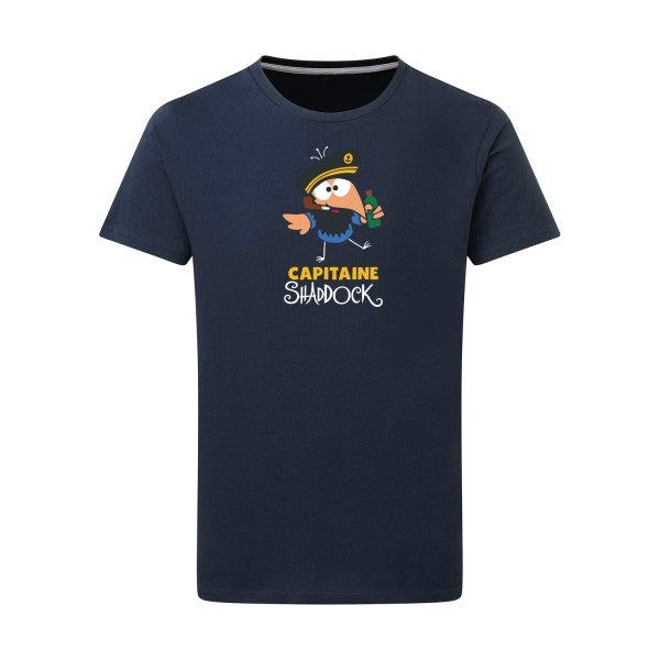 T-shirt homme Capitaine Shaddock - T-shirt inspiré des héros marins Denim XL