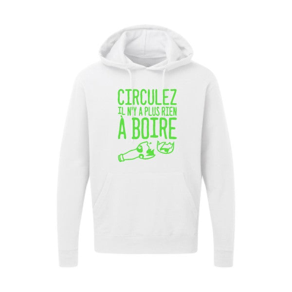 Circulez il n'y a plus rien à boire Vert fluo SG - Hooded Sweatshirt Sweat capuche