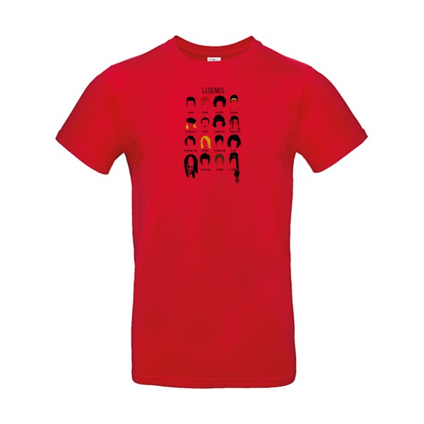 T-shirt humour original legends T Shirt couleur Red