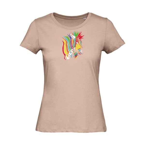 Anticonformiste- - t-shirt original femme Millennial Pink