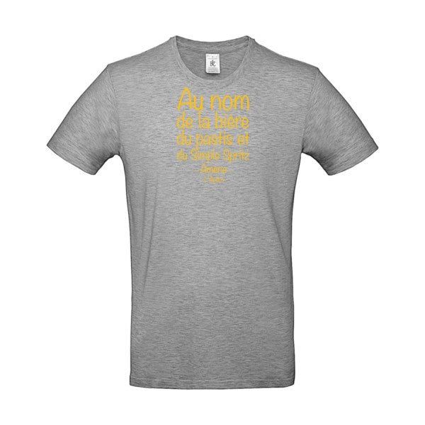 prière de l'apéroFlex jaune or - E190 T-shirt|Sport Grey||5XL