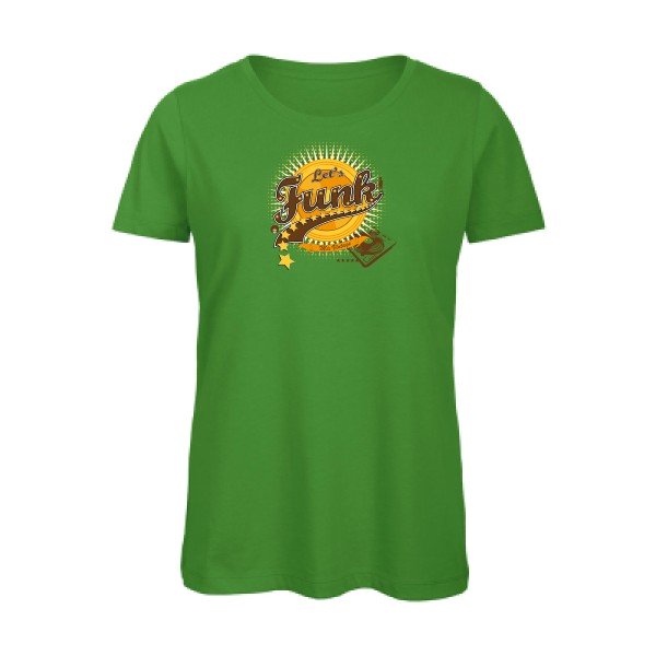 Let-s-funk-!- - t-shirt original femme Real Green