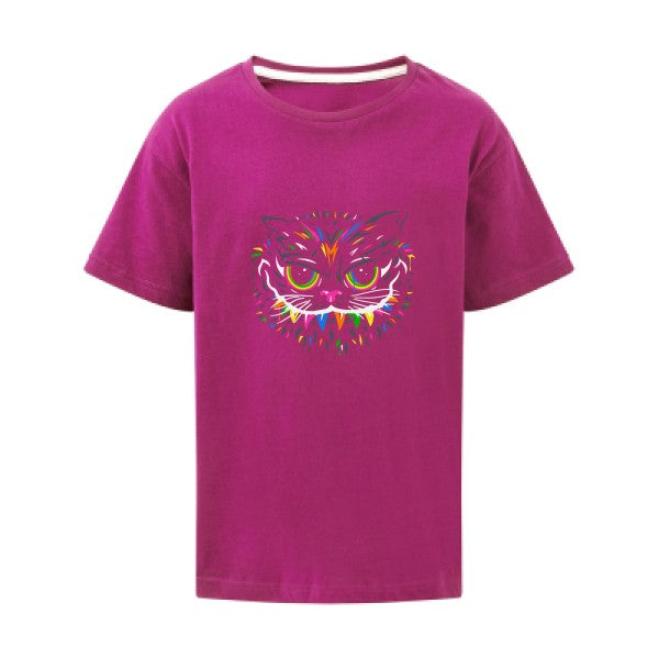 Le chat du Cheshire SG - Kids T-shirt enfant Dark Pink Taille 152 (11-12/2XL)